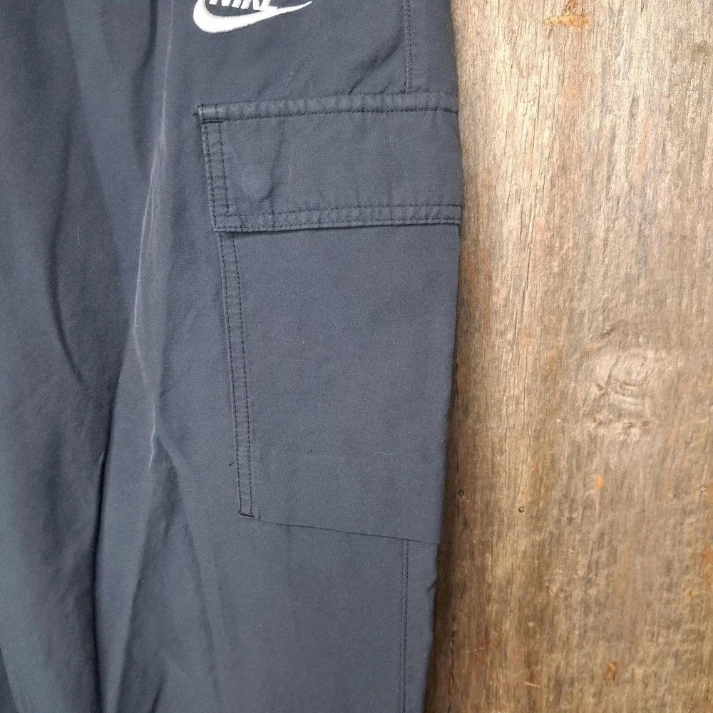 Nike Sportswear Gorpcore Lite Y2k Vibes Woven Nylon Cargo Pants Men Small Black